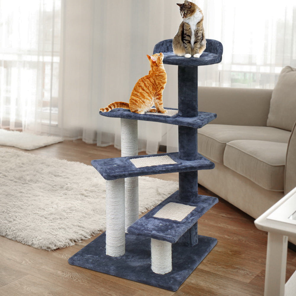 i.Pet Cat Tree 100cm Scratching Post Scratcher Tower Wood Condo House Trees Bed