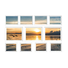 Artiss Photo Frames Art Holder 11PCS 5x7" 6x8" 8x10" White