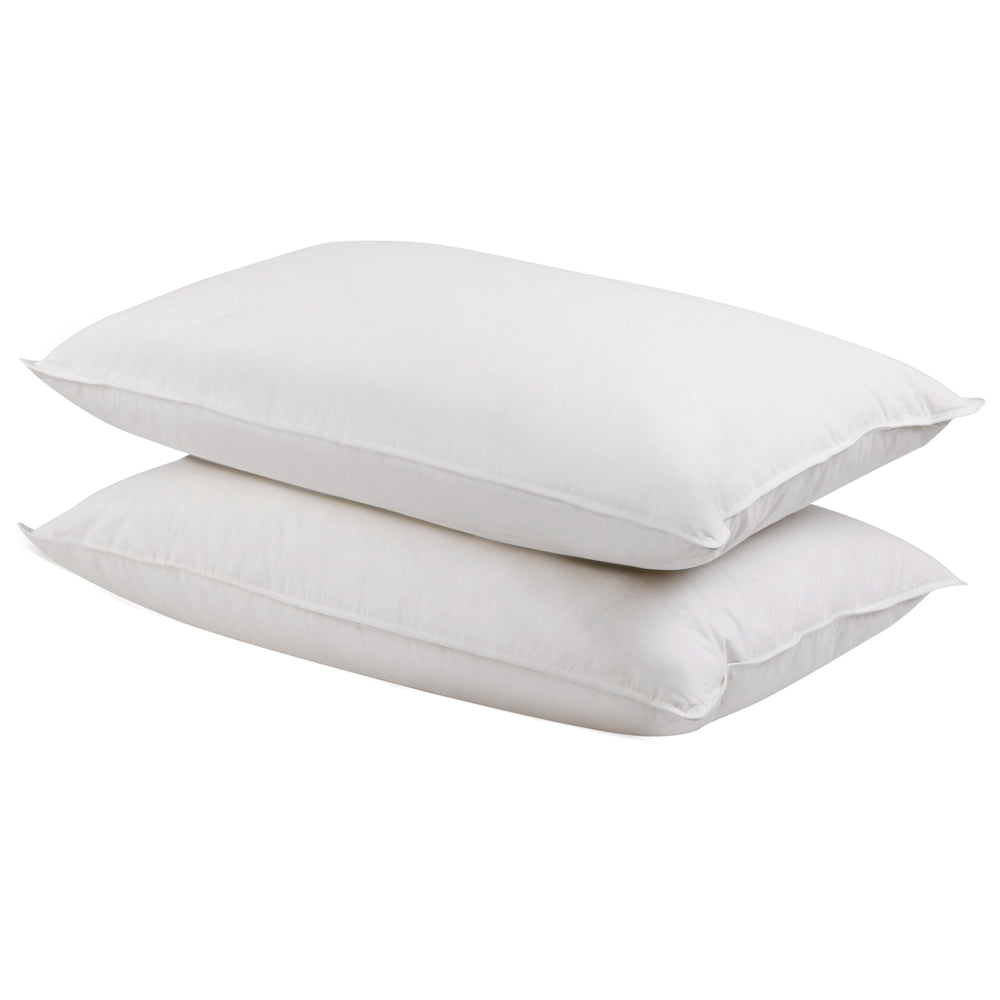 Giselle Bedding Duck Feather Down Pillow Twin Pack