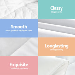 Giselle Bedding 400GSM Microfibre Bamboo Quilt King