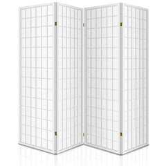 Artiss 4 Panel Room Divider Screen 174x179cm White