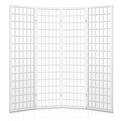 Artiss 4 Panel Room Divider Screen 174x179cm White