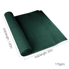 Instahut 70% Shade Cloth 1.83x20m Shadecloth Sail Heavy Duty Green