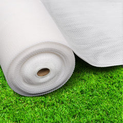 Instahut 30% Shade Cloth 3.66x30m Shadecloth Wide Heavy Duty White