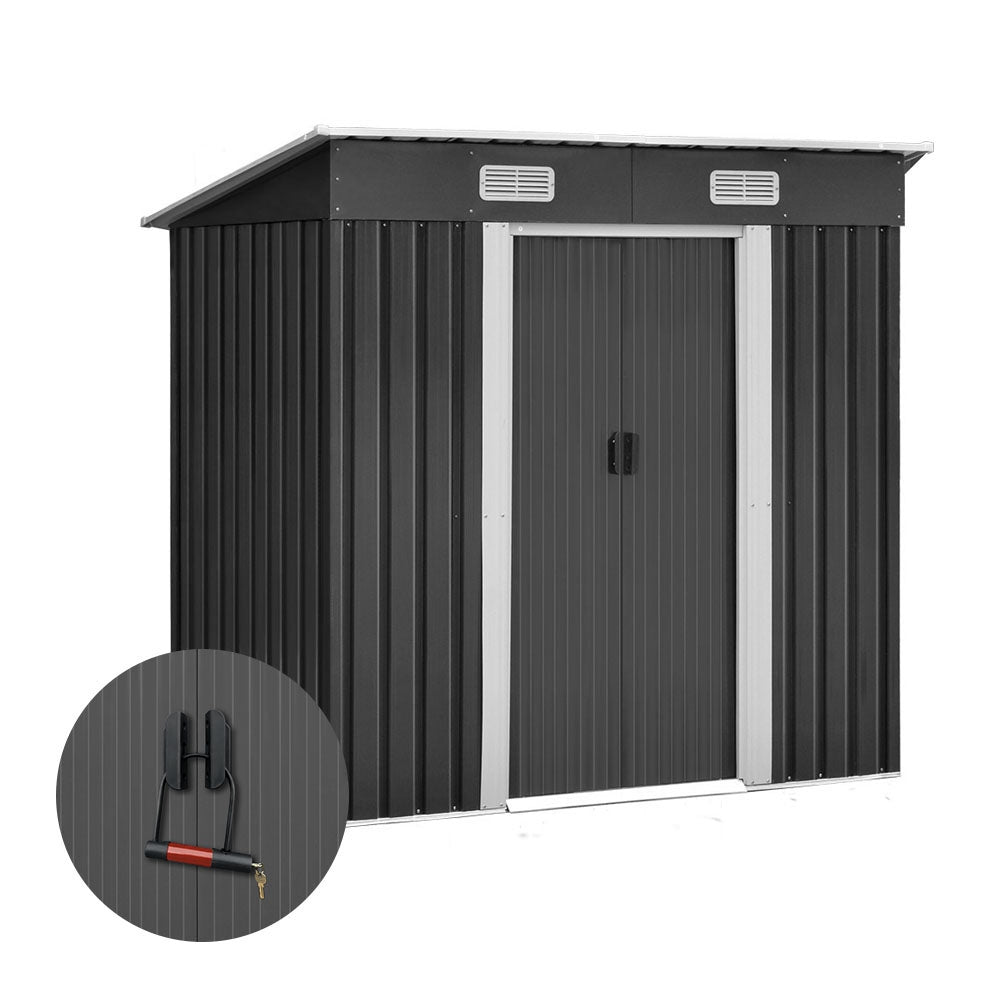 Giantz Garden Shed 1.94x1.21M Sheds Outdoor Storage Workshop House Tool Shelter Sliding Door