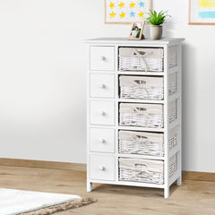 Artiss 5 Chest of Drawers with 5 Baskets - MAY