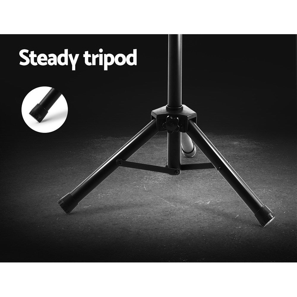 Alpha Speaker Stand 65-120cm Adjustable Height Surround Sound Studio Home 2pcs