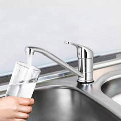 Cefito Kitchen Mixer Tap Mixer Long Spout Sink Faucet Basin Laundry Chrome