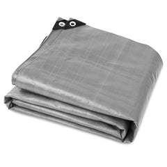 Instahut Tarp Tarpaulin 3.6x7.3m Canvas Camping Heavy Duty Sun Cover