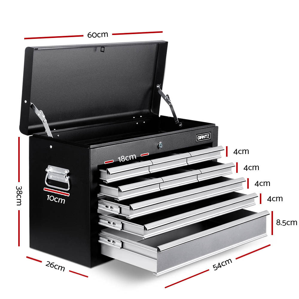 Giantz 14 Drawer Tool Box Cabinet Chest Mechanic Garage Storage Trolley Grey