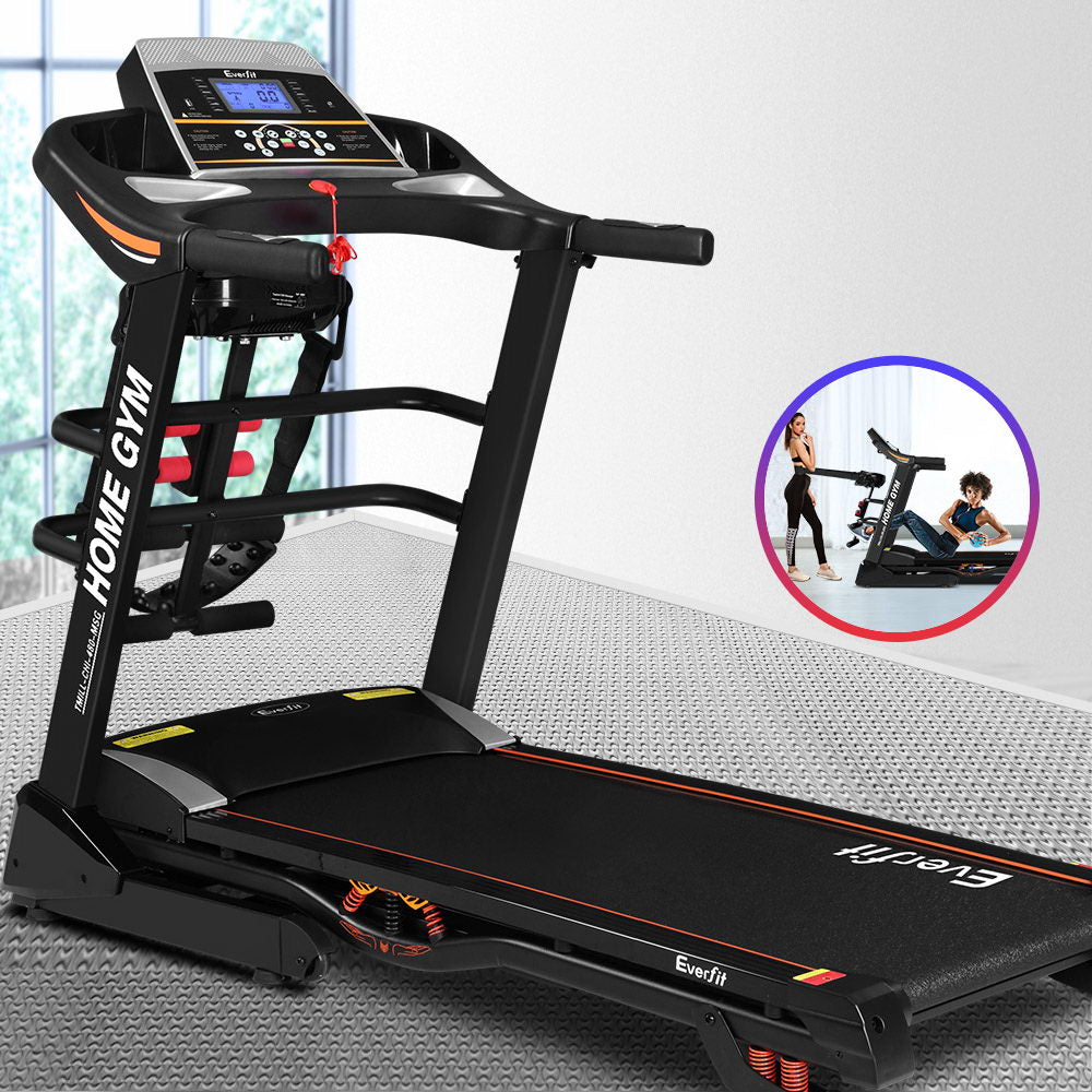 Everfit Treadmill Electric Home Gym Fitness Exercise Machine w/ Massager 480mm