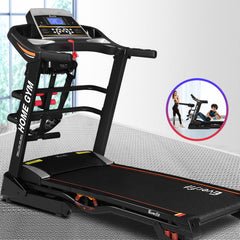 Everfit Treadmill Electric Home Gym Fitness Exercise Machine w/ Massager 480mm