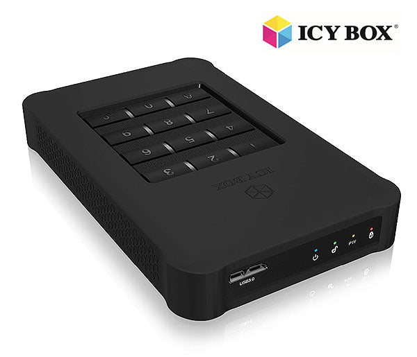 ICY BOX USB 3.0 Keypad encrypted enclosure for 2.5