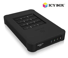 ICY BOX USB 3.0 Keypad encrypted enclosure for 2.5