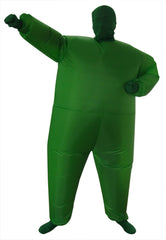 Go Green Inflatable Costume Fancy Dress Suit Fan Operated