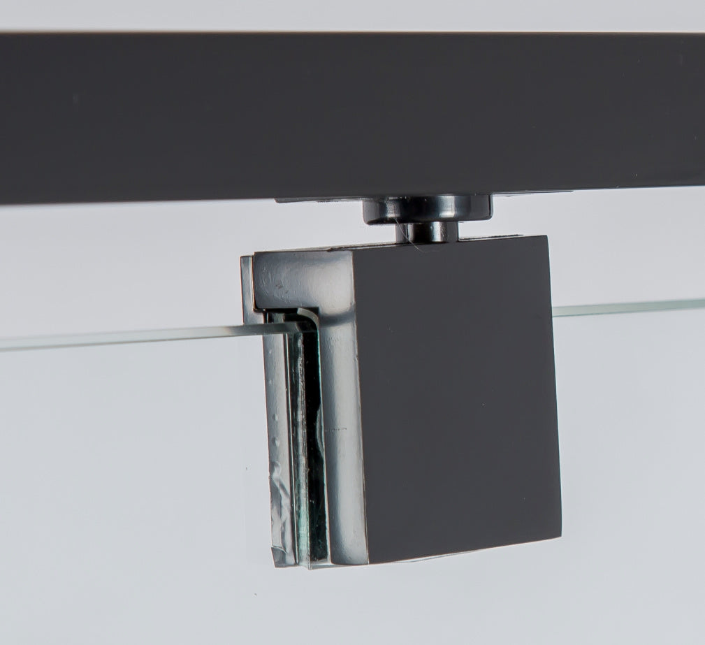 Semi Frameless Shower Screen (98~106)x 195cm & (77~80)x 195cm Side AS/NZS Glass