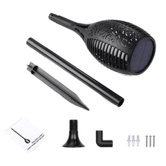 10 Pack Solar Torch Lights 96 LED Flickering Lighting Dancing Flame Garden Lamp
