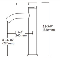 Tall Basin Mixer Tap Faucet -Kitchen Laundry Bathroom Sink
