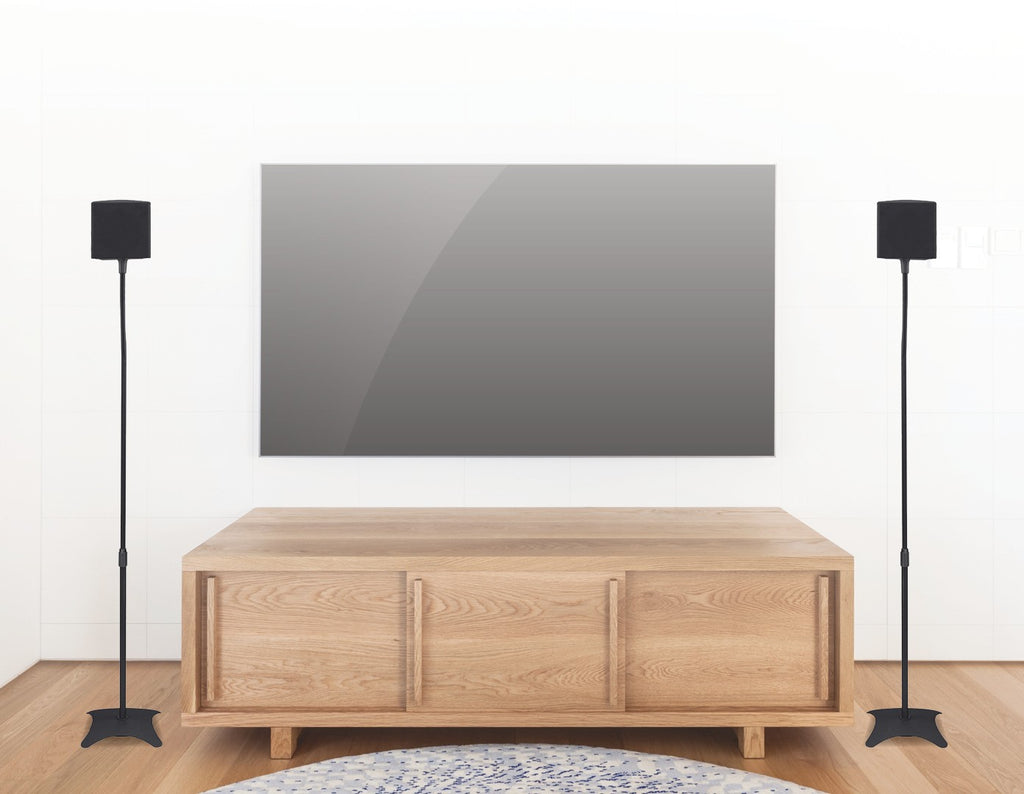 2pcs Speaker Stands Stand Rear Surround Sound Satellite Speakers Adjustable