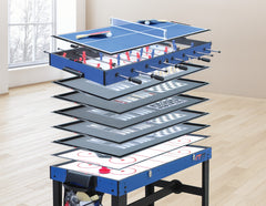 4FT 12-in-1 Combo Games Tables Foosball Soccer Basketball Hockey Pool Table Tennis