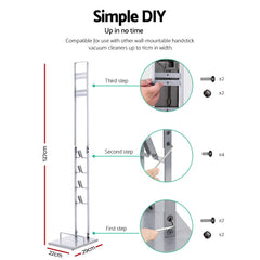 Artiss Freestanding Dyson Vacuum Cleaner Stand for V6 7 8 10 11 Silver