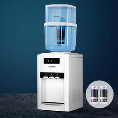 Devanti Water Cooler Dispenser Bench Top 22L w/2 Filter